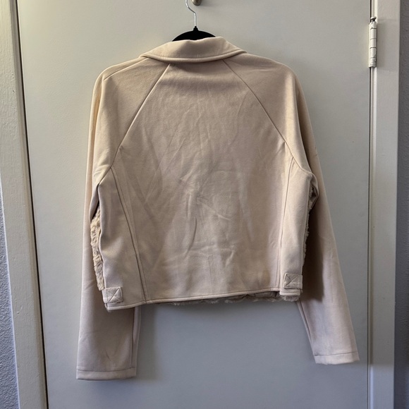 Mystree Cream Teddy Jacket - Picture 3 of 6